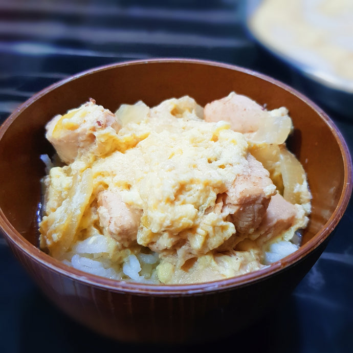 Japanese Chicken, Egg & Onions Oyakodon