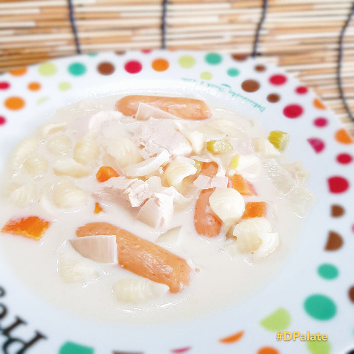 Rice Cooker Creamy Chicken Macaroni Soup